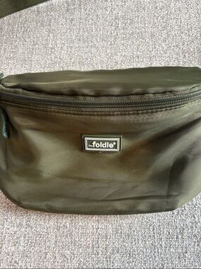The Foldie Olive Green Women's Belt Bag